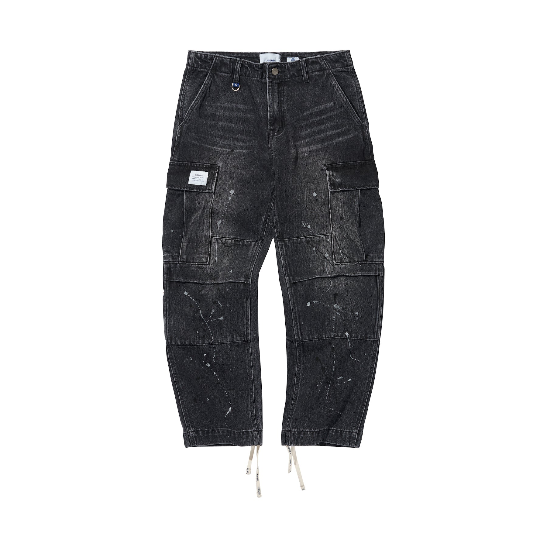 MIL CARGO DENIM PANTS / BLACK