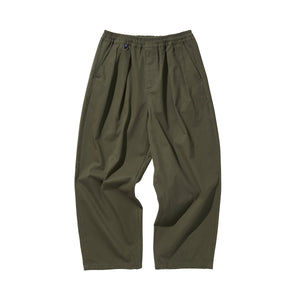 WIDE EASY PANTS / OLIVE