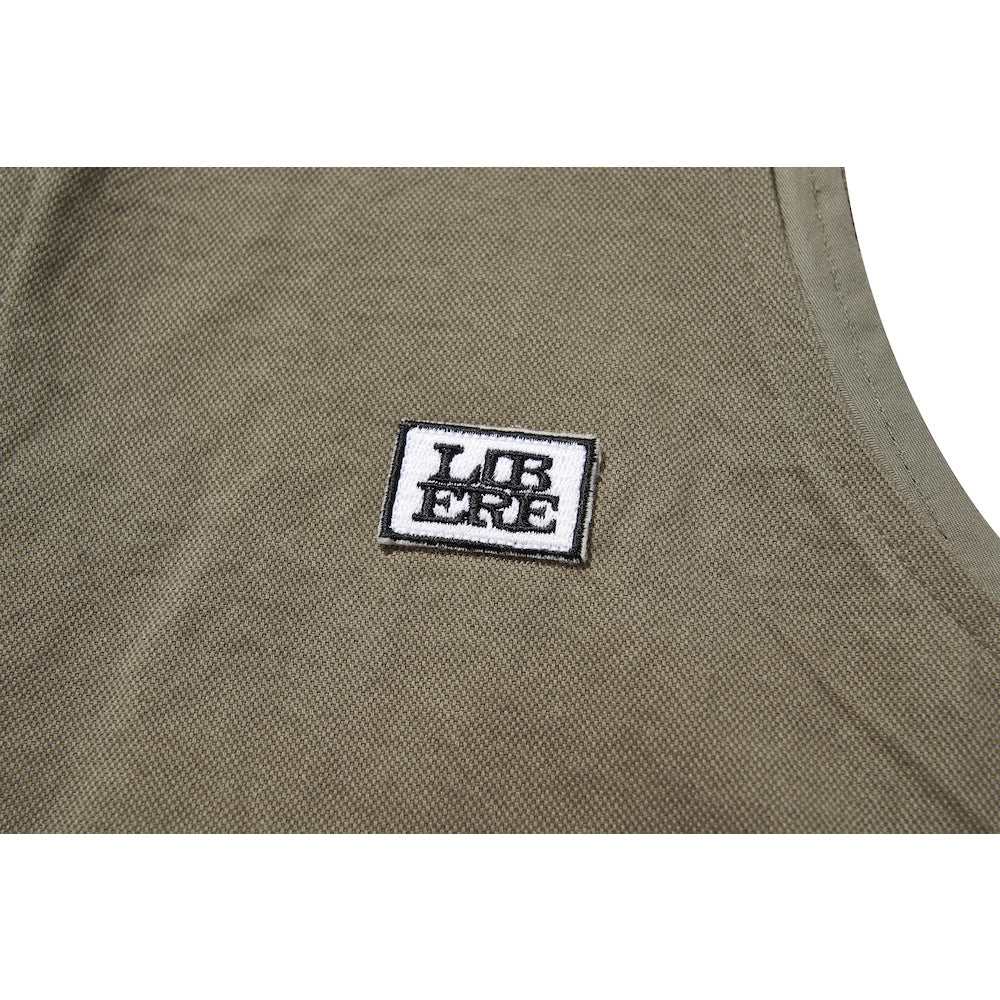 SLOGAN WORK VEST / GRAY