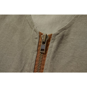SLOGAN WORK VEST / GRAY