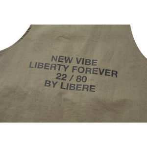 SLOGAN WORK VEST / GRAY