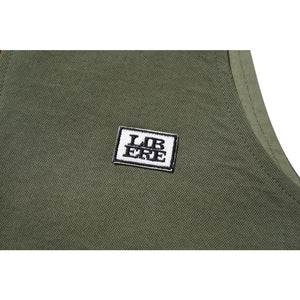 SLOGAN WORK VEST / OLIVE