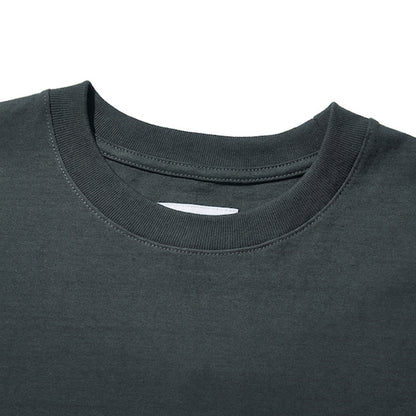 SLOGAN POCKET T-SHIRT / CHARCOAL