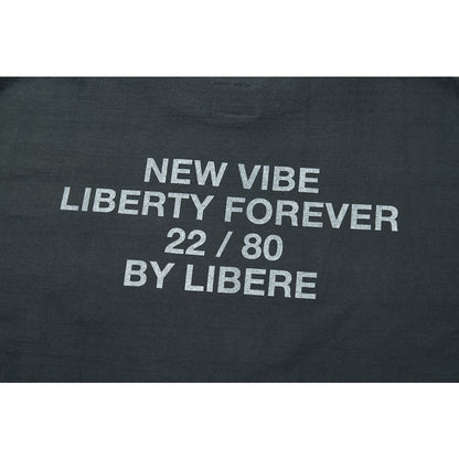 SLOGAN POCKET T-SHIRT / CHARCOAL