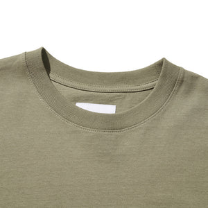 SLOGAN POCKET T-SHIRT / OLIVE