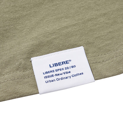 SLOGAN POCKET T-SHIRT / OLIVE