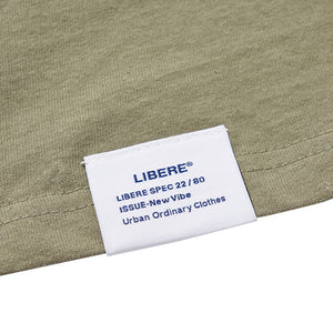 SLOGAN POCKET T-SHIRT / OLIVE