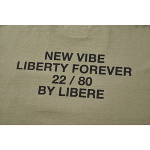 SLOGAN POCKET T-SHIRT / OLIVE