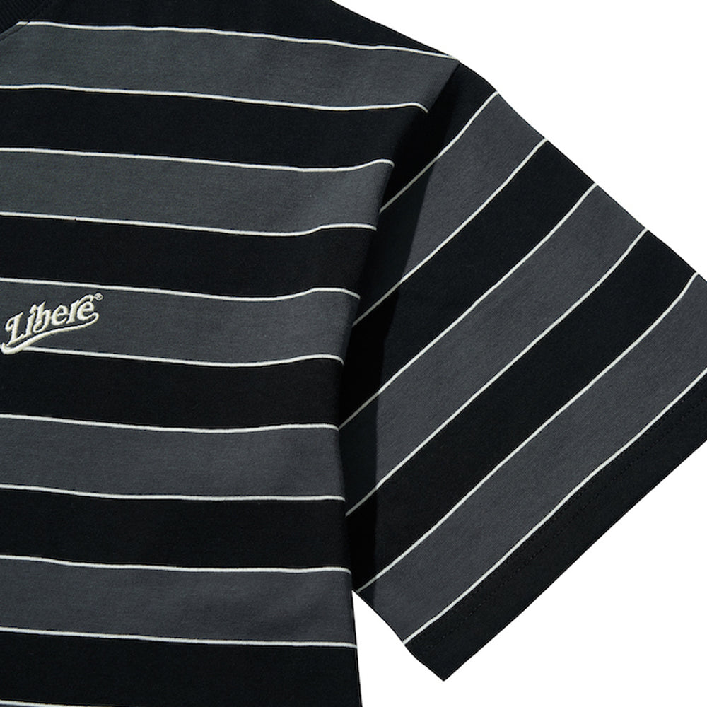 LOGO BORDER T-SHIRT / BLACK