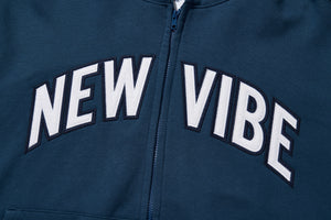 NEW VIBE ZIPUP HOODIE / NAVY