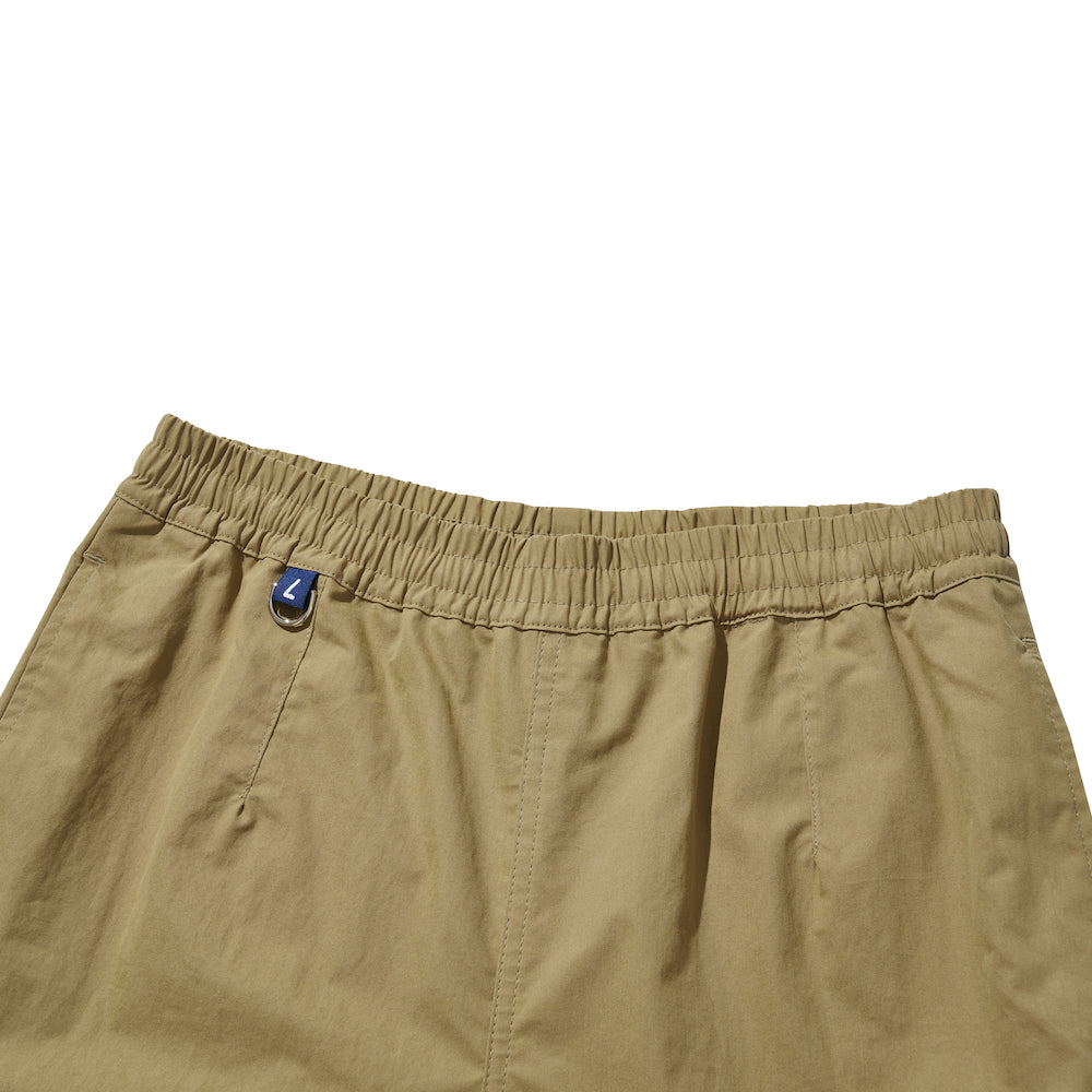 WIDE EASY SHORT PANTS / BROWN
