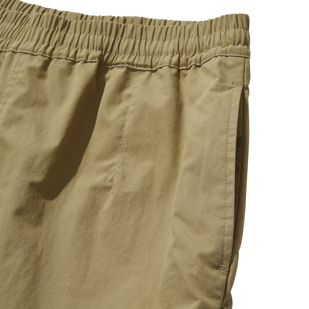 WIDE EASY SHORT PANTS / BROWN
