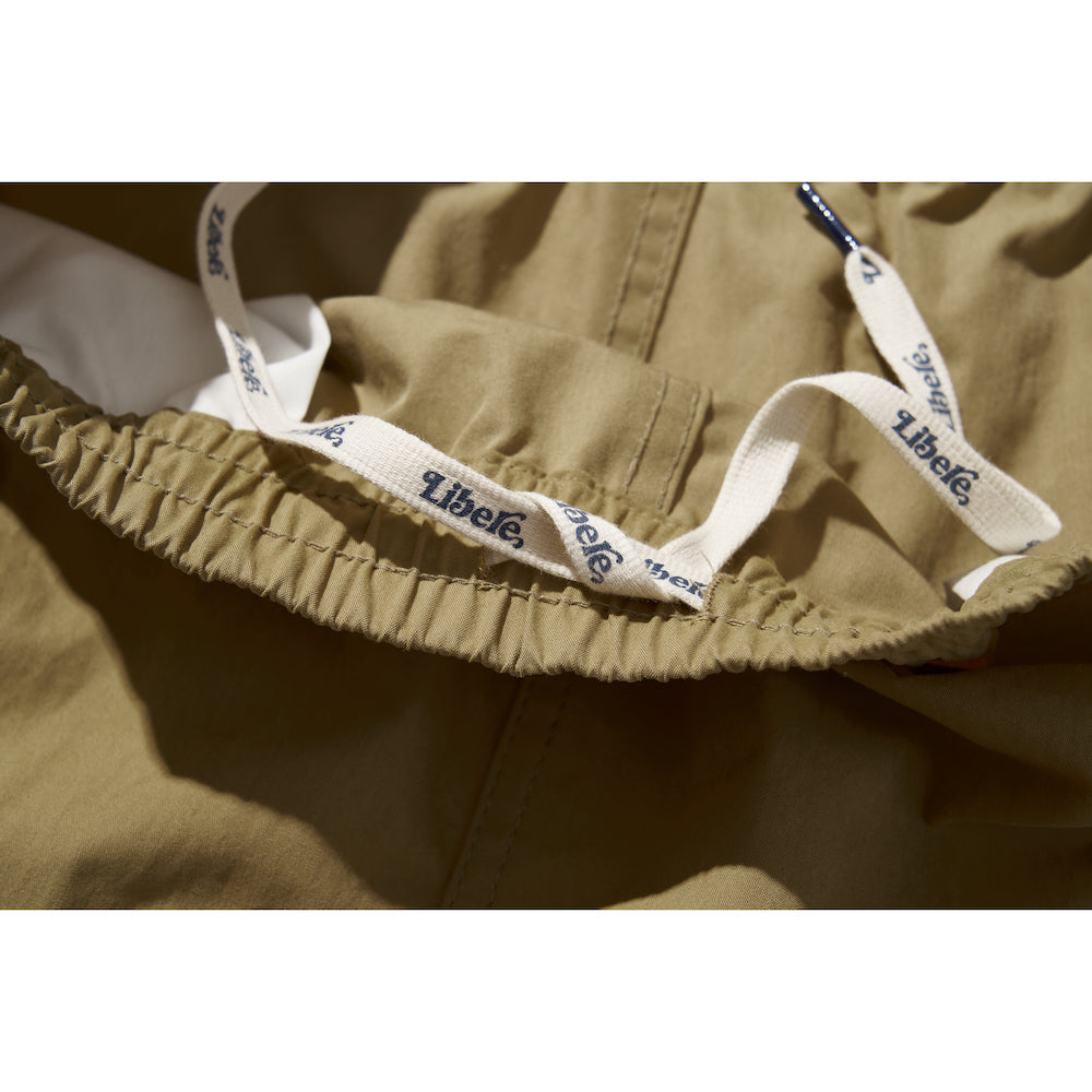 WIDE EASY SHORT PANTS / BROWN