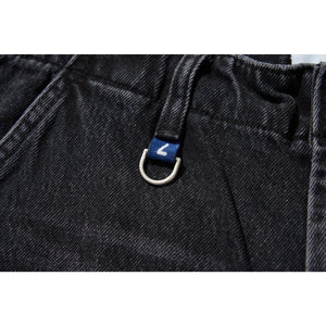 MIL CARGO DENIM PANTS / BLACK