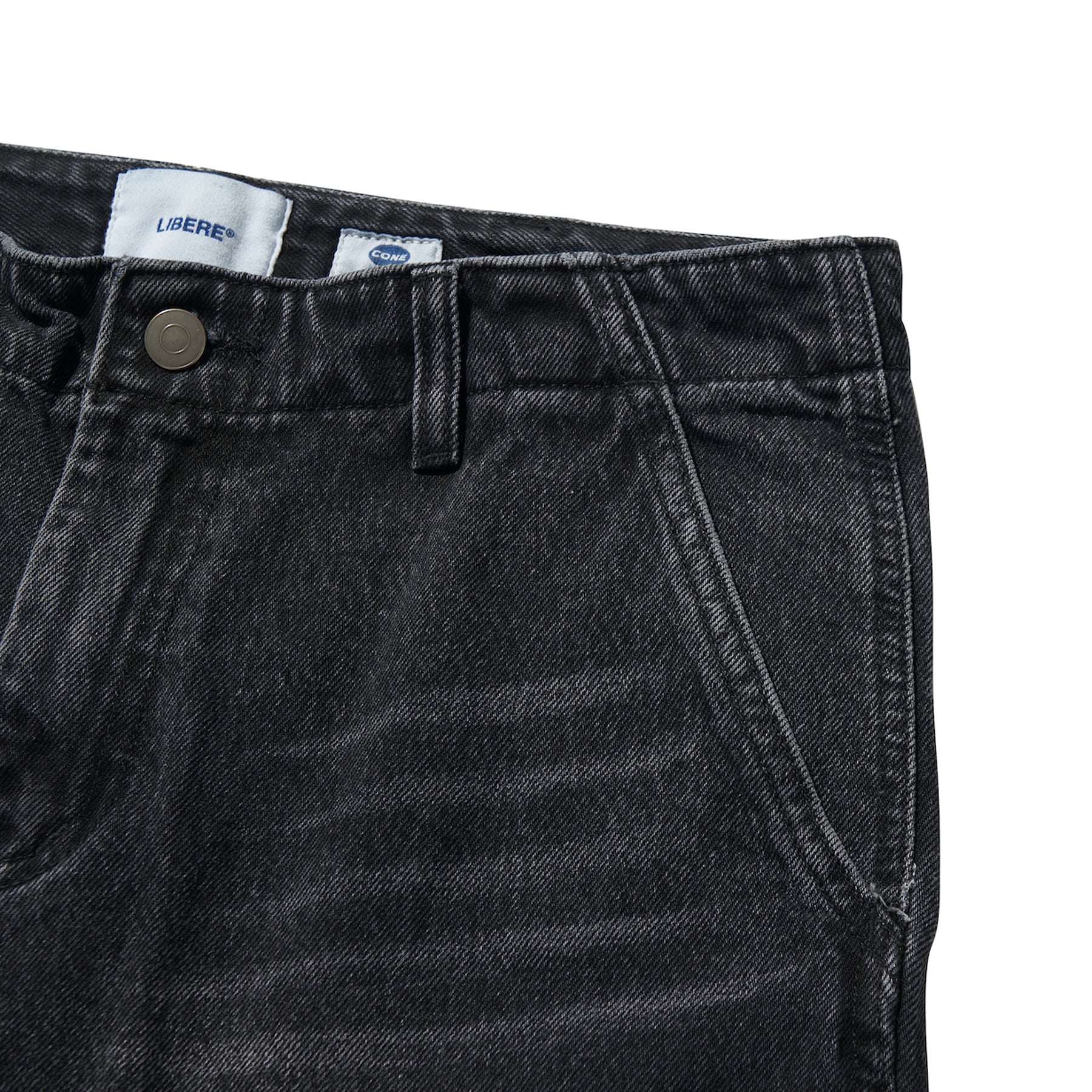 MIL CARGO DENIM PANTS / BLACK