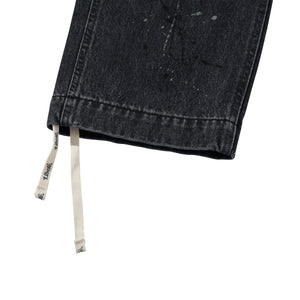 MIL CARGO DENIM PANTS / BLACK