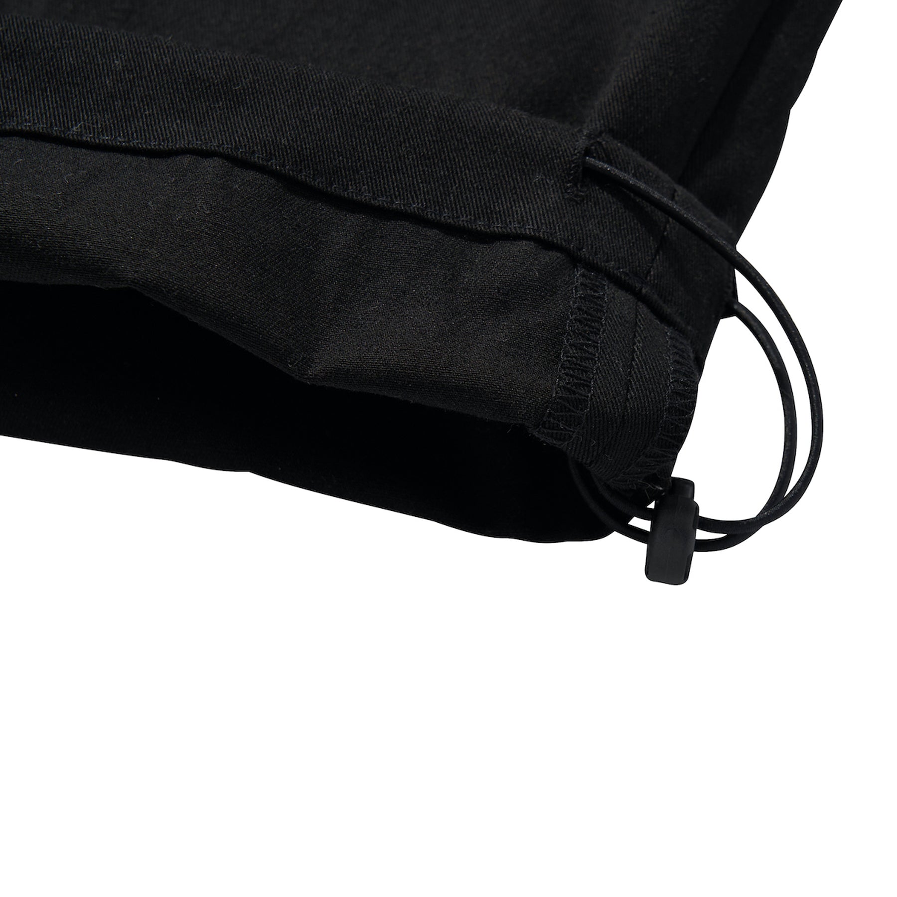 WIDE EASY CARGO PANTS / BLACK