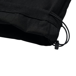WIDE EASY CARGO PANTS / BLACK