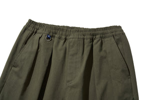 WIDE EASY PANTS / OLIVE