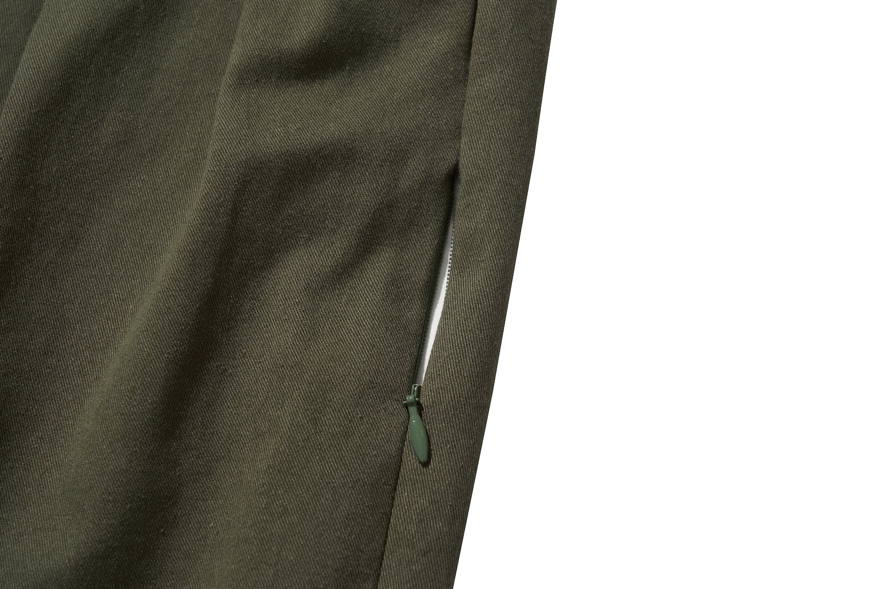 WIDE EASY PANTS / OLIVE