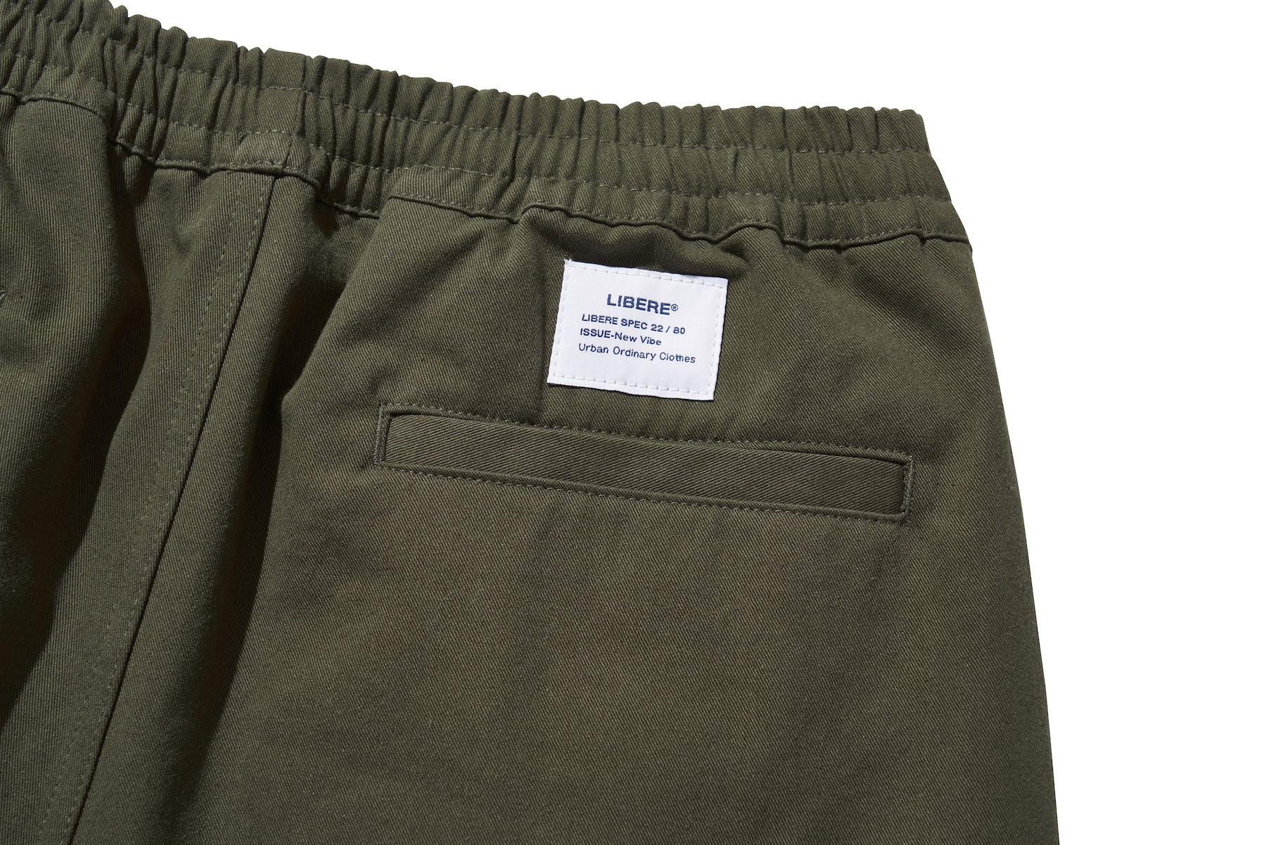 WIDE EASY PANTS / OLIVE