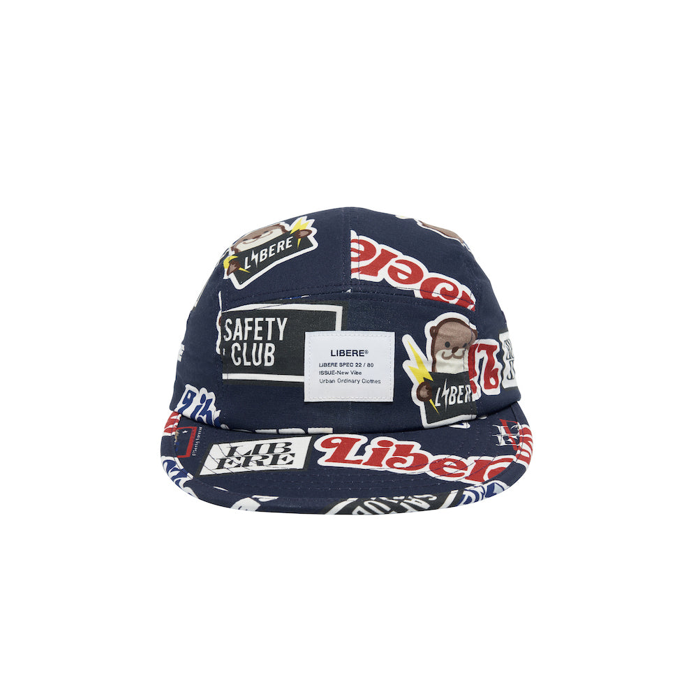 STICKER PACK CAMP CAP / NAVY