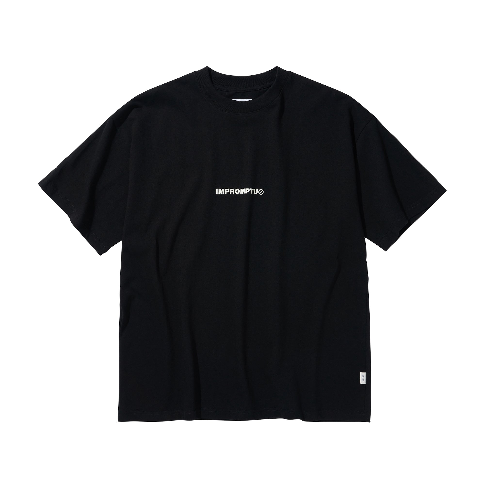 IMPROMPTU LOGO TEE / BLACK
