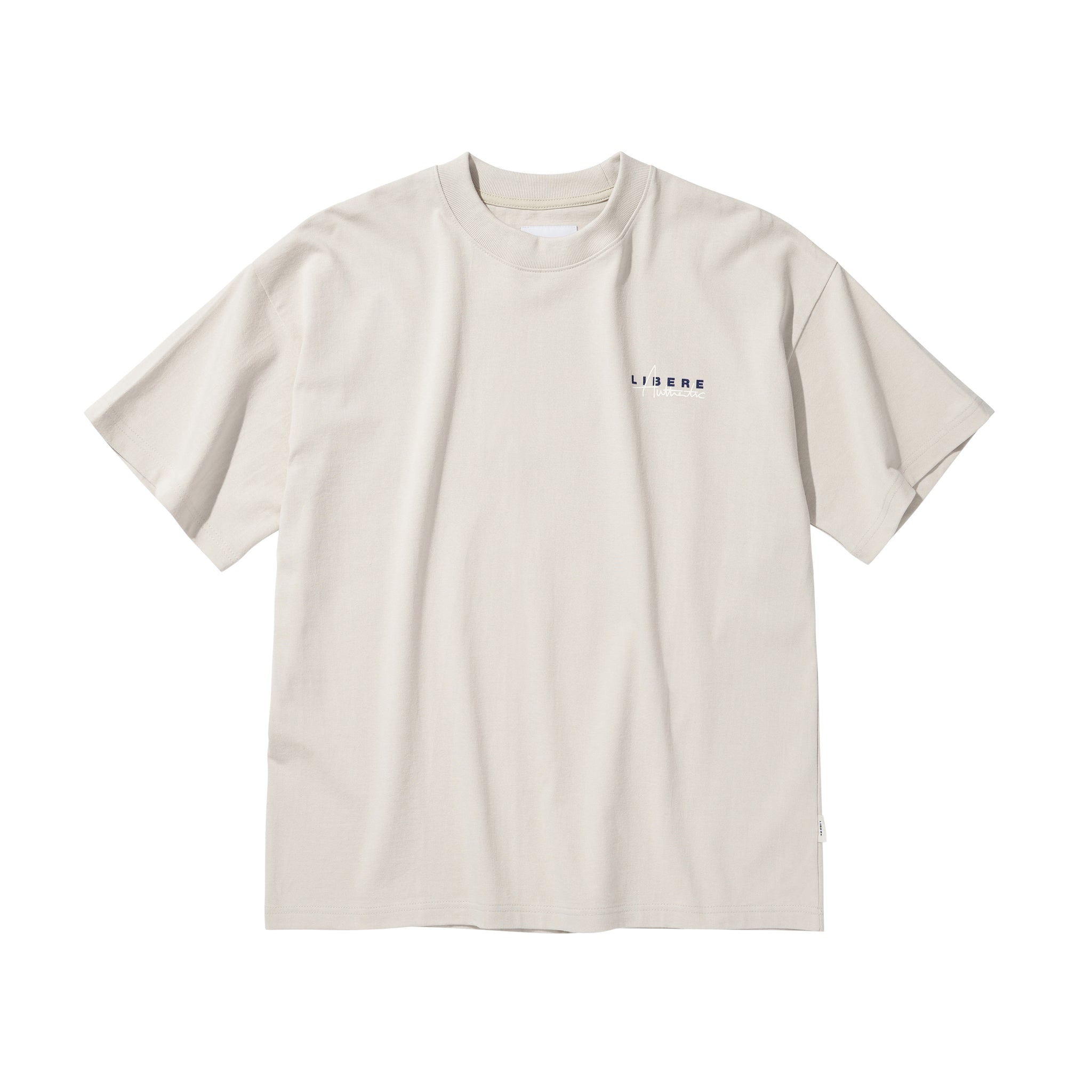 LIBERE AUTHENTIC LOGO TEE / LIGHT GRAY