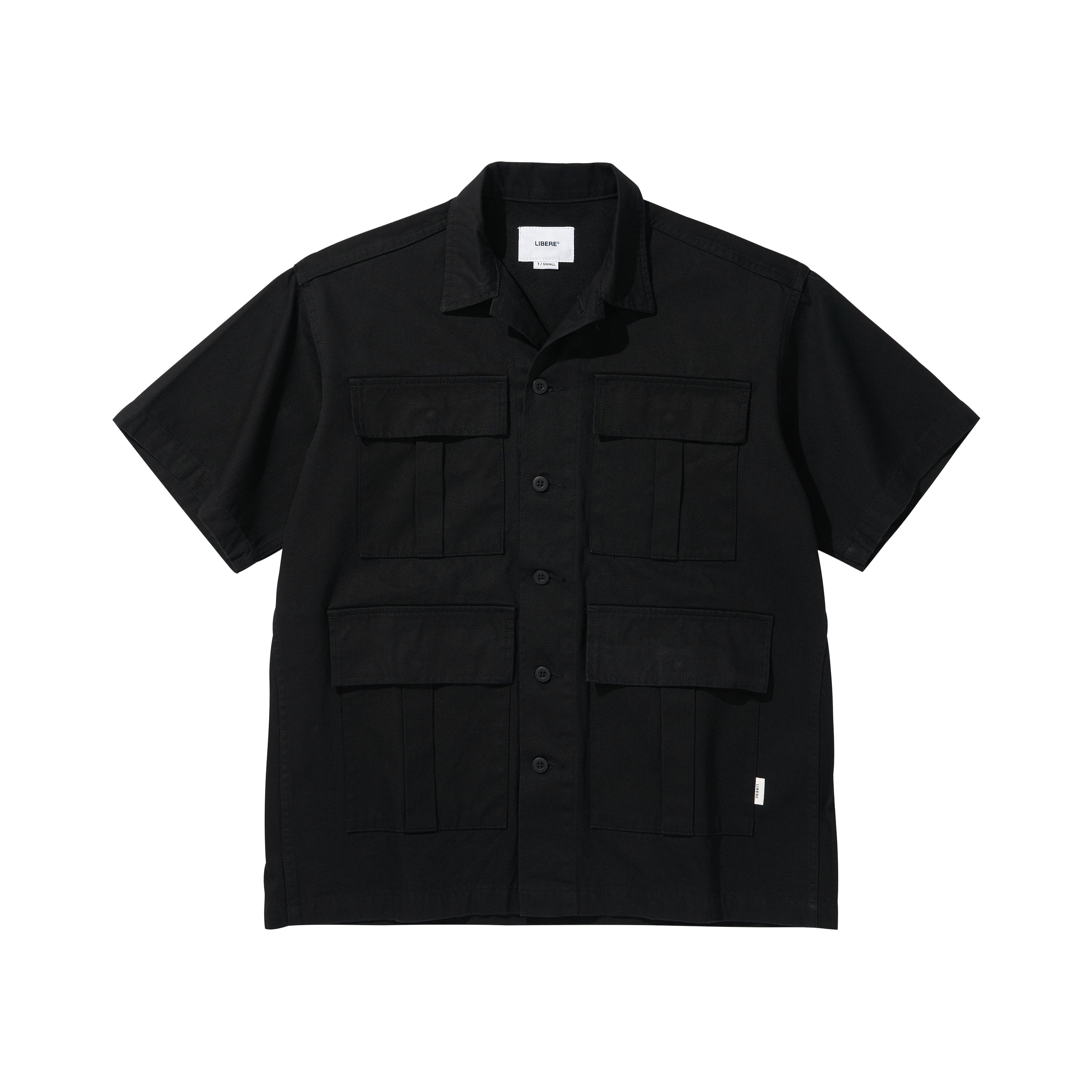 LIBERE SS JUNGLE SHIRTS / BLACK