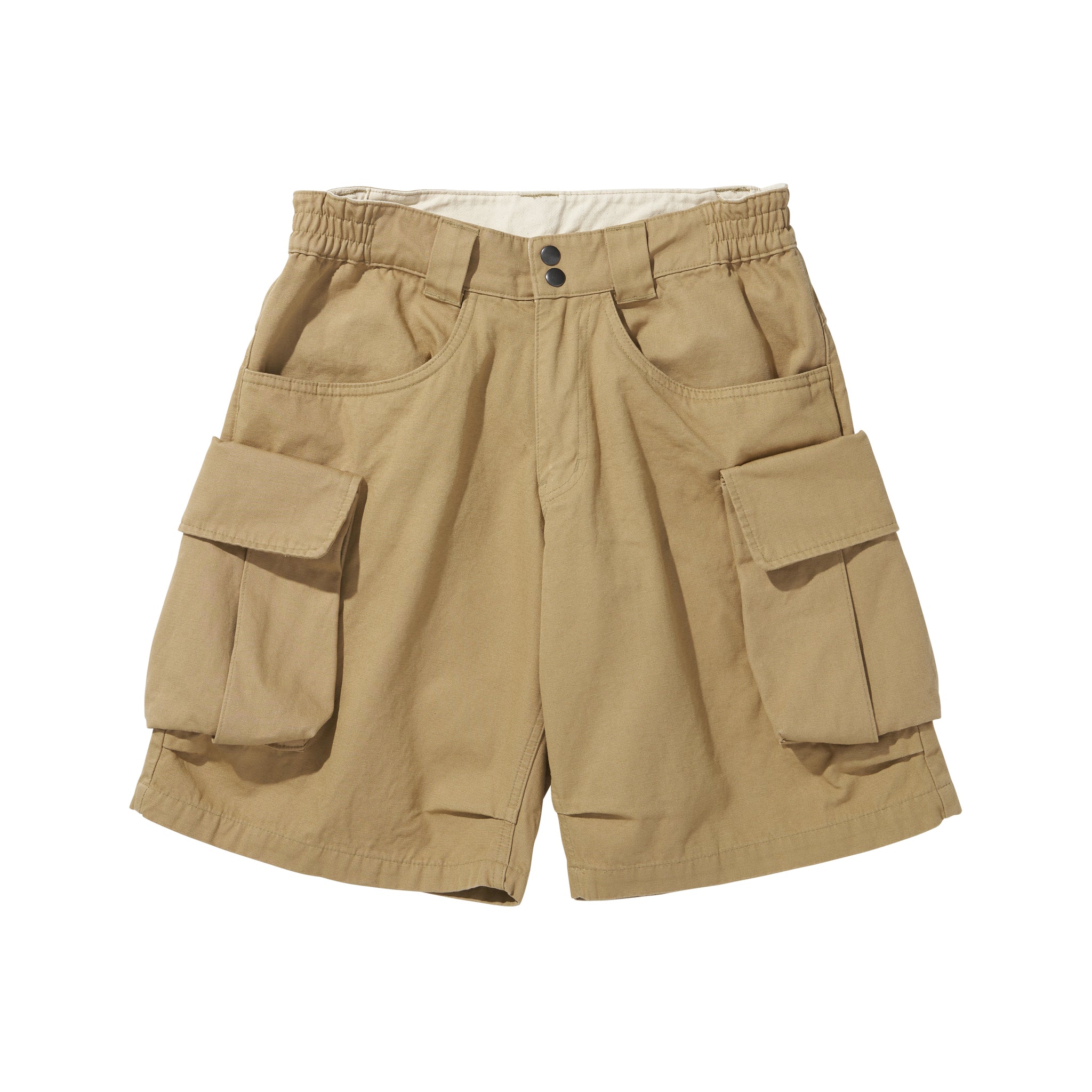 WIDE SHORT PANTS / TAN