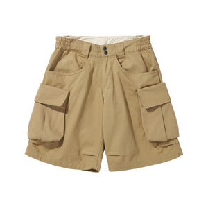 WIDE SHORT PANTS / TAN