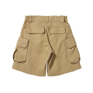 WIDE SHORT PANTS / TAN