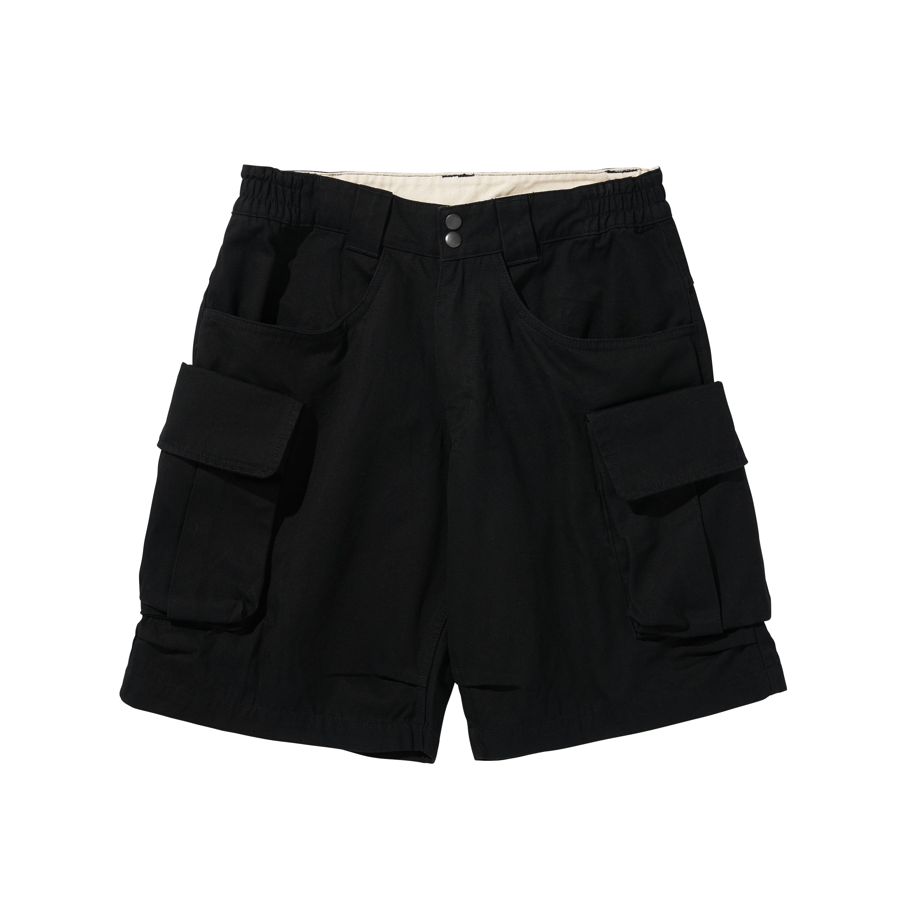WIDE SHORT PANTS / BLACK