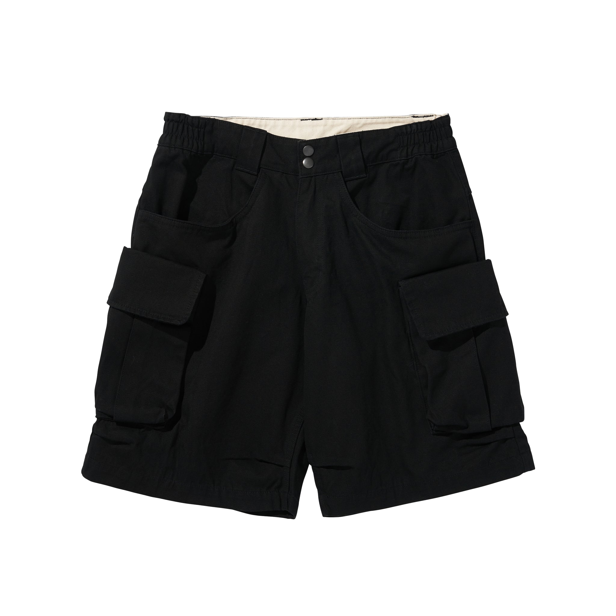 WIDE SHORT PANTS / BLACK