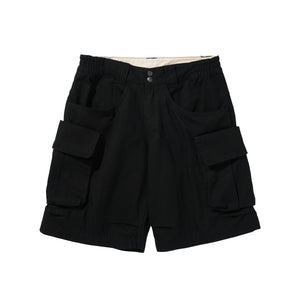 WIDE SHORT PANTS / BLACK