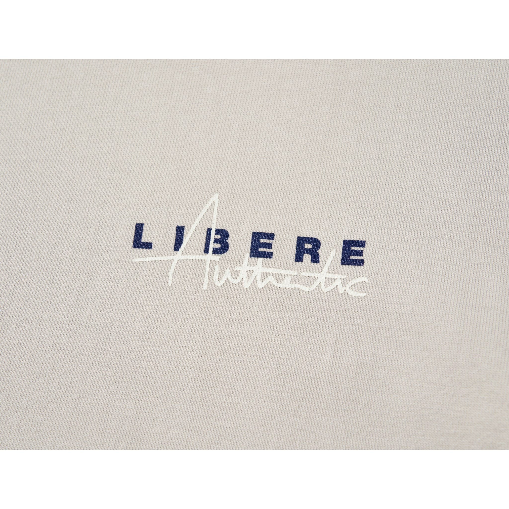 LIBERE AUTHENTIC LOGO TEE / LIGHT GRAY