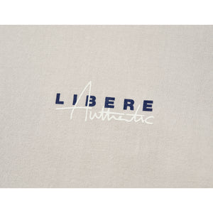 LIBERE AUTHENTIC LOGO TEE / LIGHT GRAY