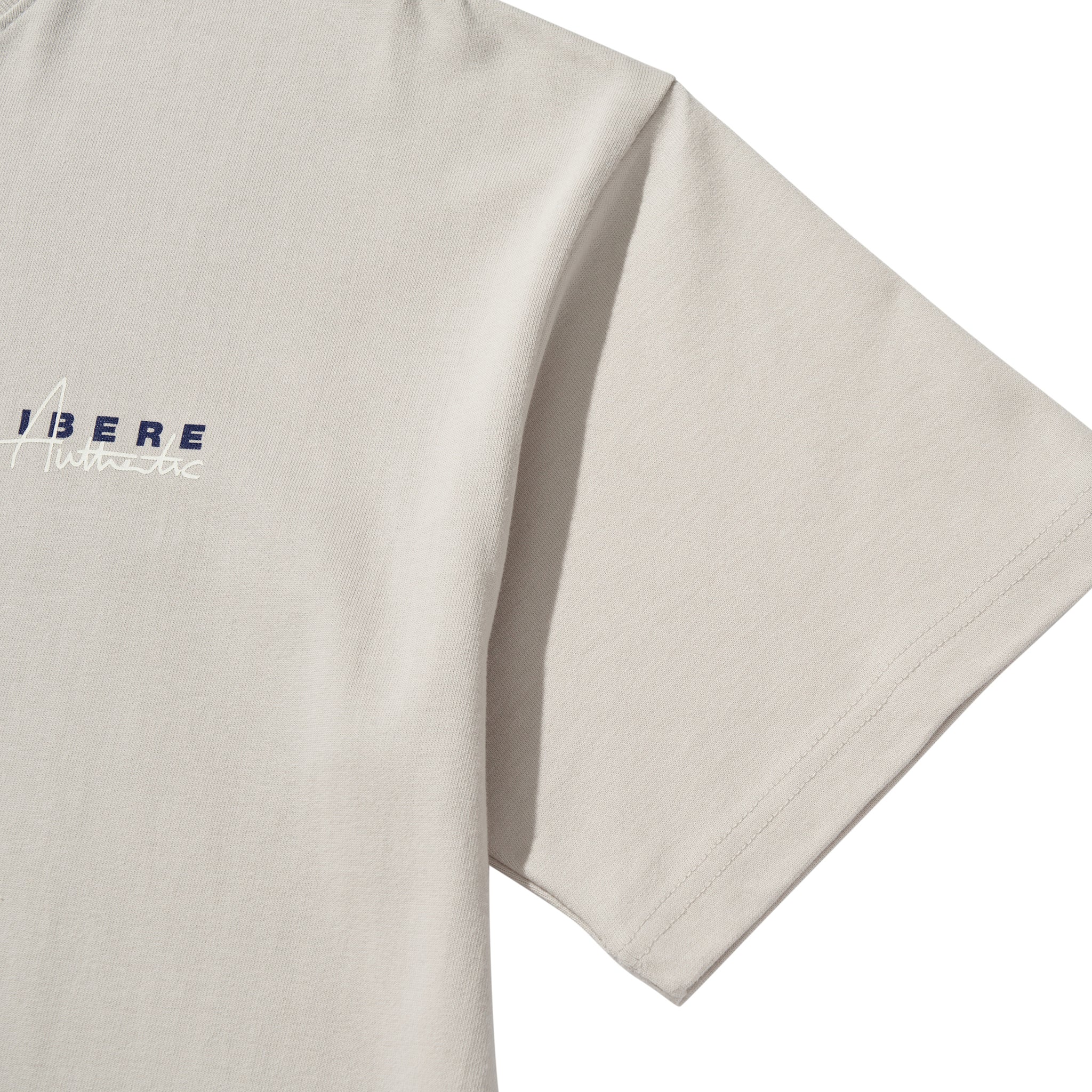 LIBERE AUTHENTIC LOGO TEE / LIGHT GRAY