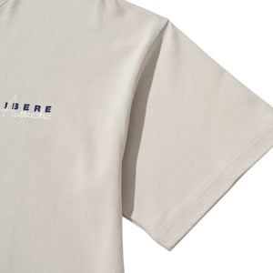 LIBERE AUTHENTIC LOGO TEE / LIGHT GRAY