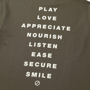 R.E.S.T TEE / CHARCOAL