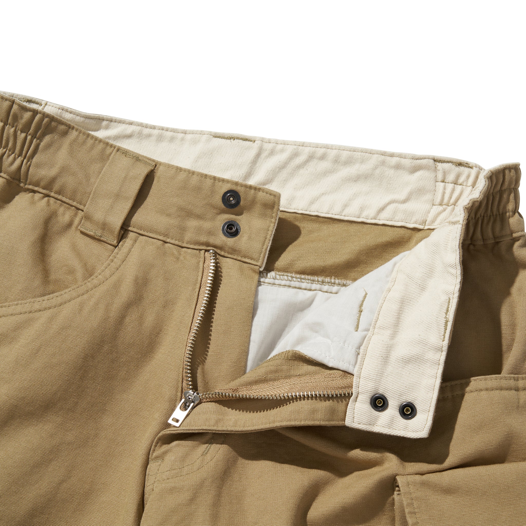 WIDE SHORT PANTS / TAN