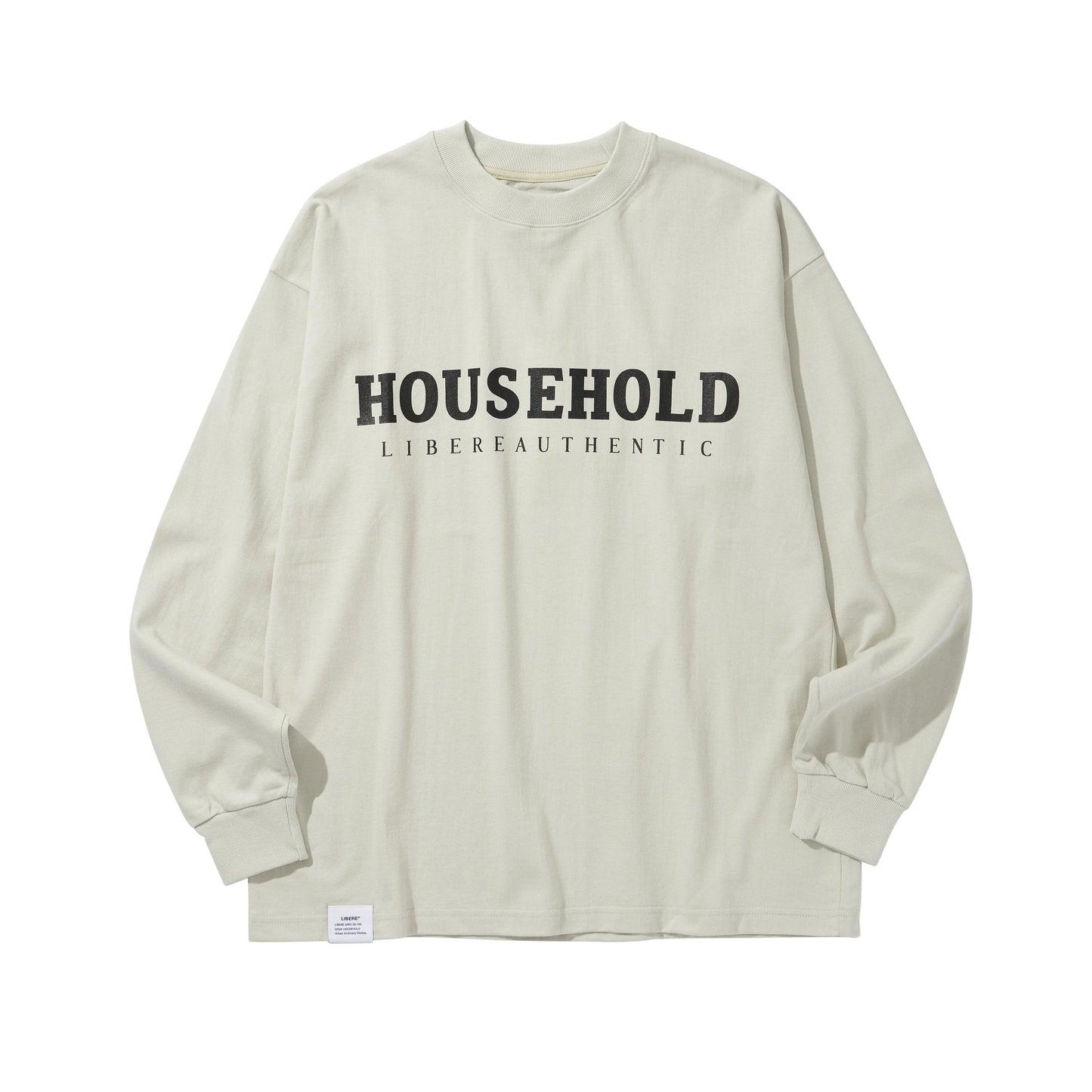 H LOGO LONGSLEEVE / LIGHT GRAY
