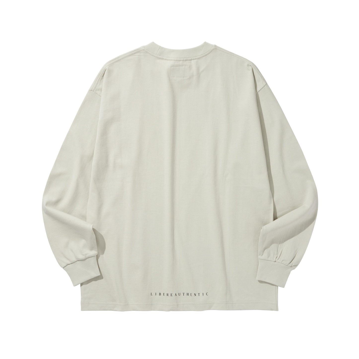 H LOGO LONGSLEEVE / LIGHT GRAY
