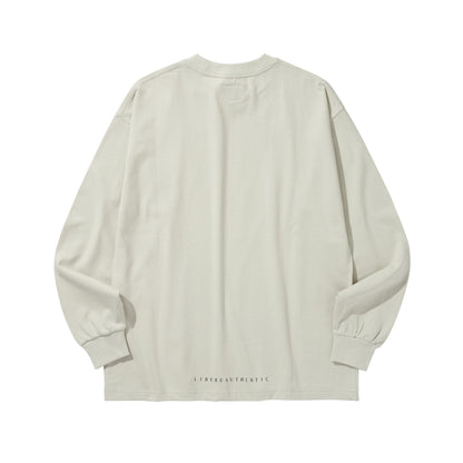 H LOGO LONGSLEEVE / LIGHT GRAY
