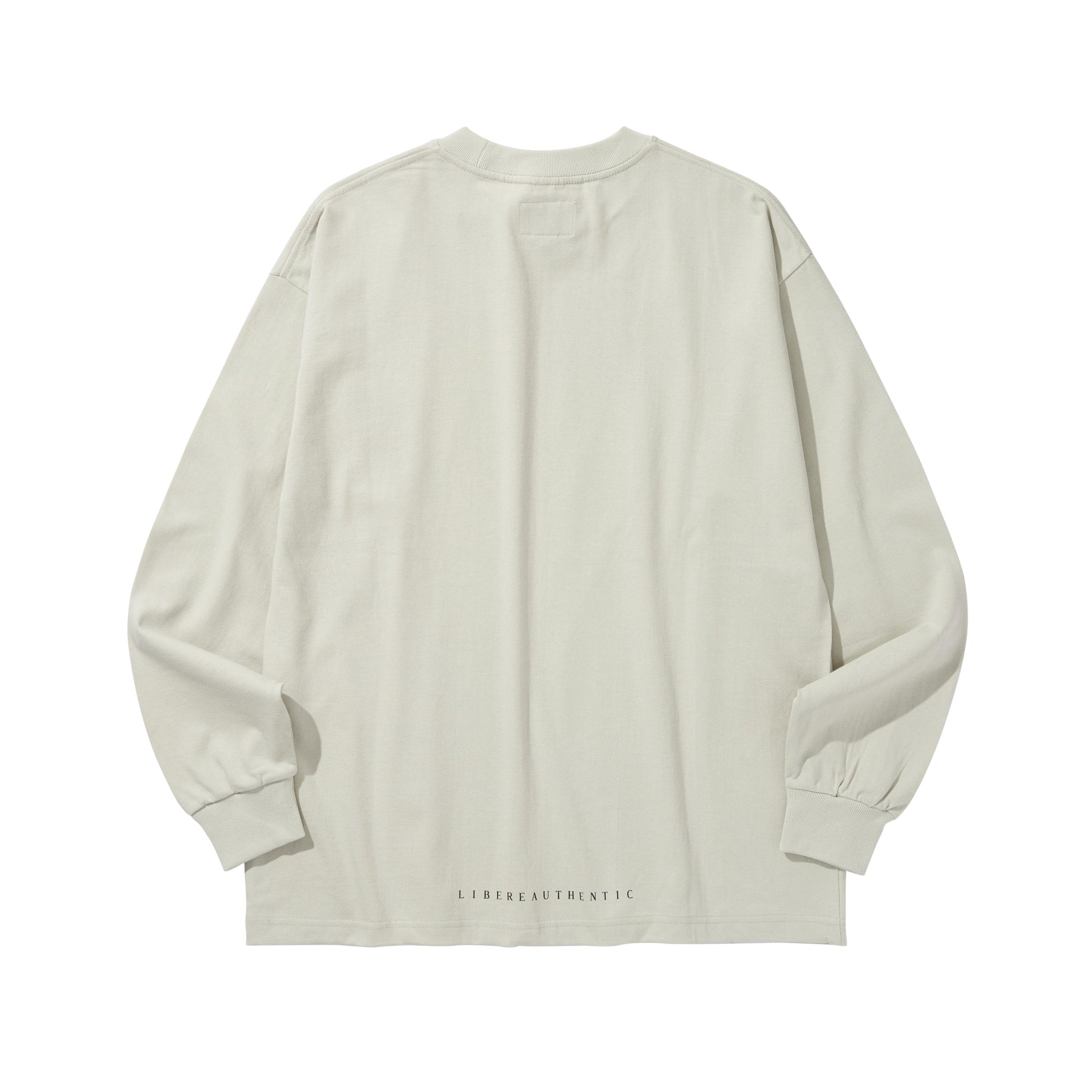 H LOGO LONGSLEEVE / LIGHT GRAY