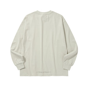 H LOGO LONGSLEEVE / LIGHT GRAY