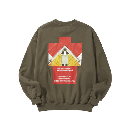 1DAY SWEATSHIRT / KHAKI