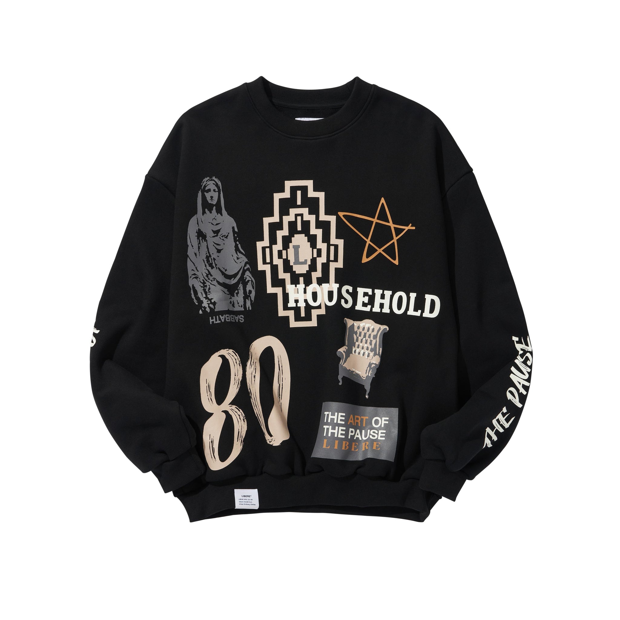 COLLAGE SWEATSHIRT / BLACK