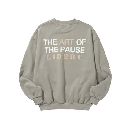 COLLAGE SWEATSHIRT / STORM DUST