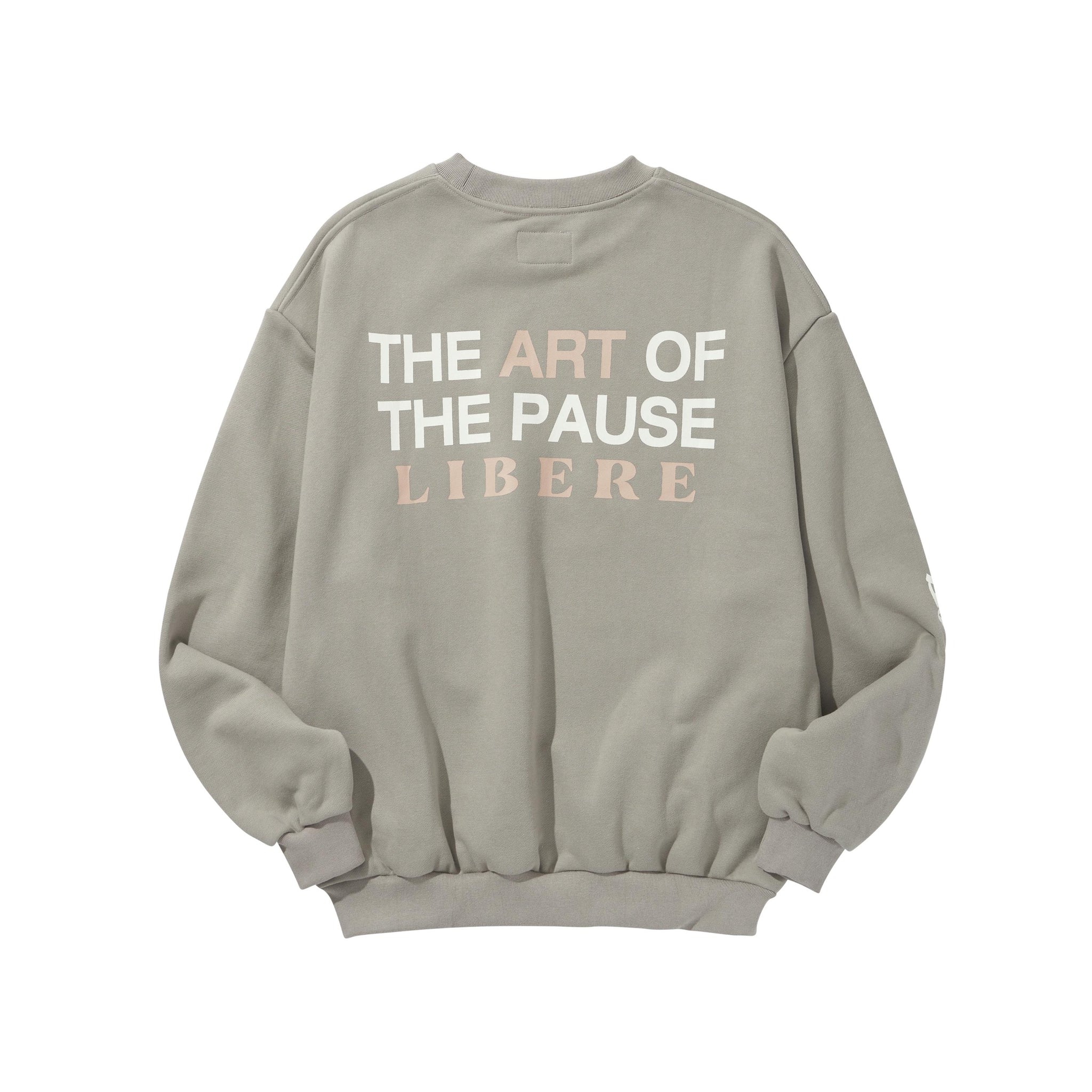 COLLAGE SWEATSHIRT / STORM DUST